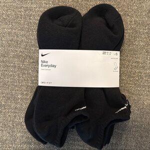 Nike Black Athletic Socks Low-Cut Performance
